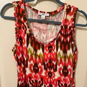 Anne Klein Sport Multi color Tank Top.  Size L.